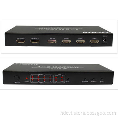 4 x 2 HDMI 1.4 Matrix, 4K x 2K, 3D